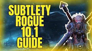 BRAND NEW 101  SUBTLETY ROGUE GUIDE  MYTHIC AND RAIDING DRAGONFLIGHT NEW TALENTS  ENCHANTS [upl. by Valera]