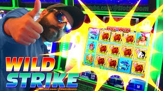 CASINO SLOTS WILD WIN Invaders Attack From the Planet Moolah  BONUS TRIGGER  FREE GAMES [upl. by Padraic]