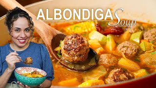 Caldo de albondigas the ULTIMATE Comfort SOUP  Mexican meatball soup recipe  Villa Cocina [upl. by Atenahs]