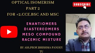 organicchemistryopticalisomerismenantiomersdiastereomersmesocompoundracemicmixture [upl. by Cerallua803]