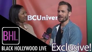 Gabriel Macht from USAs quotSuitsquot  NBC Winter Press Tour  Black Hollywood Live Interview [upl. by Didi]