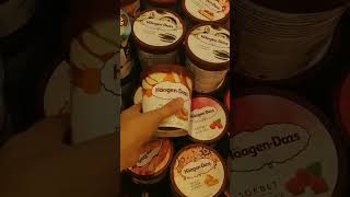 The HaagenDazs Dulce De Leche Ice Cream shorts asmr youtubeshorts [upl. by Wheeler370]