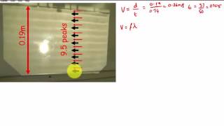 GCSE Physics required practical activity Waves the ripple tank [upl. by Macswan]