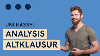 Livestream Altklausur Analysis für ETechniker Mechatroniker Wiings Teil 2 Universität Kassel [upl. by Wira]