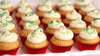 Mini Eggnog Cupcakes Recipe  Laura Vitale  Laura in the Kitchen Episode 516 [upl. by Theodor]