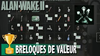 BRELOQUES DE VALEUR  OÙ TROUVER TOUTES LES BRELOQUES  TROPHÉE  SUCCÈS  ALAN WAKE 2 [upl. by Nali]