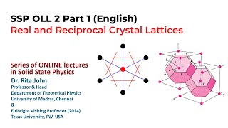 SSP OLL 2 Part 1 English Real and Reciprocal Crystal Lattices [upl. by Malonis]