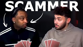 21 Savage Gets Caught Scamming Adin Ross [upl. by Nairadal]