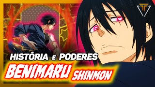 História de Benimaru Shinmon e todos seus poderes IAI CHOP 7 formas  Enen No Shouboutai [upl. by Em]