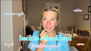 back to school haul 2024 freshman year [upl. by Enomal766]