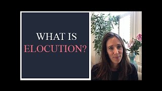 What Is Elocution [upl. by Juli]