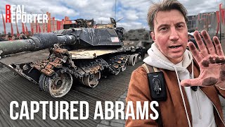 UpClose Look at Captured Abrams and Leopard in Moscow [upl. by Aramot]