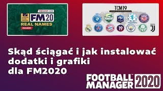 Logopacki facepacki i inne dodatki do FM20  Skąd pobrać i jak instalować [upl. by Napier762]