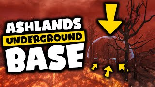 Ashlands Underground Base  Valheim [upl. by Shayla]