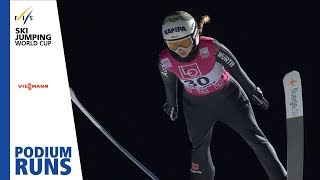 Juliane Seyfarth  Ladies Normal Hill  Lillehammer  1st place  FIS Ski Jumping [upl. by Turrell813]