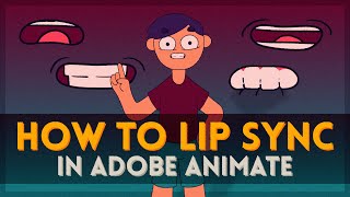 How to Lip Sync  Adobe Animate Tutorial UPDATED Link in Description [upl. by Koo]