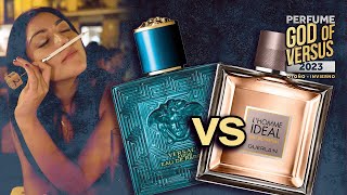 Versace Eros edp VS L’Homme Ideal edp Guerlain [upl. by Neelik]