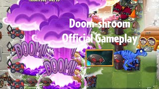 PvZ2 v1161  Doomshroom Official Gameplay [upl. by Adnamahs356]