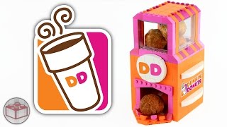 Dunkin Donuts Munchkins Custom LEGO Dispenser [upl. by Stolzer]