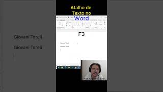 Atalho para Texto [upl. by Yekcim]