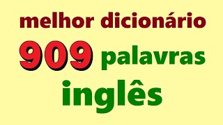 ✅ 909 Palavras em inglês com imagens para iniciantes [upl. by Leirud451]