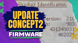 How to update firmware on Concept2 PM Monitor [upl. by Onibag420]