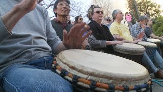 The Asheville Drum Circle and Asheville Percussion Festival  NC Weekend  UNCTV [upl. by Tnomal785]