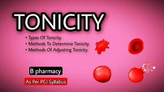 TONICITY IN HINDI  CLASSIFICATION  MEASUREMENT AND ADJUSTING TONICITY [upl. by Akinoj]