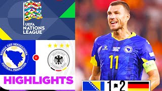 Bosnien  Deutschland 12 Höhepunkte  Nations League 2024  Bosna i Hercegovina vs Njemačka [upl. by Aerdied175]