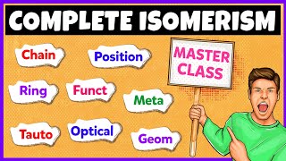 Isomerism in Organic Chemistry  Types of Isomerism  One Shot [upl. by Imhskal]