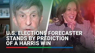 Why renowned US elections forecaster believes Harris will win  ABSCBN News [upl. by Atalee]