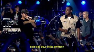 Linkin Park e JayZ  99 ProblemsPoints of AuthorityOne Step Closer  Legendado em ptBR [upl. by Feirahs]