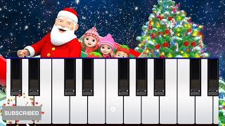 JINGLE BELLS Piano Tutorial Easy process [upl. by Shanda]