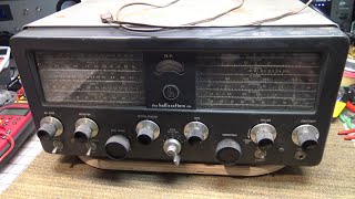 Hallicrafters SX71 Repair amp Detailed RFIFCrystal Phasing Alignment [upl. by Alaek277]