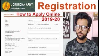 भारतीय सेना भर्ती आवेदन कैसे भरे How to Register Online Indian Army Job How to Apply Army Job [upl. by Nivak]