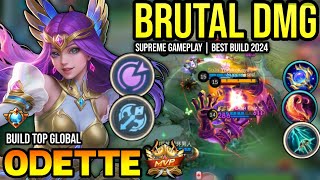 ODETTE BEST BUILD 2024  BUILD TOP GLOBAL ODETTE GAMEPLAY  MOBILE LEGENDS✓ [upl. by Oicnecserc551]