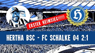 Hertha BSC  FC Schalke 04 21  1 Tor Kanga  1 Heimsieg  23102022 [upl. by Male]