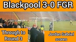 Blackpool comfortably defeat Forest Green Rovers in the FA Cup second roundJordan Gabriel scores [upl. by Ericksen]