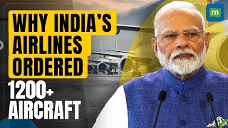 PM Modi Explains Surge in Aircraft Orders Growth and Impact of Indias Aviation Sector [upl. by Eelyram]