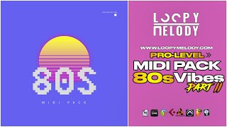 80s  FREE MIDI PACK Part 2 [upl. by Atnima]