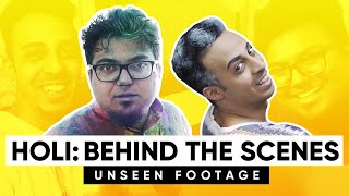 Holi Behind The Scenes  Unseen Footage  Jordindian  Quarantine Content [upl. by Ensign]