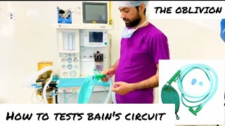 How to Tests Bains Circuit anaesthesia anaesthetics medical doctorslife viralvideo video [upl. by Mojgan]