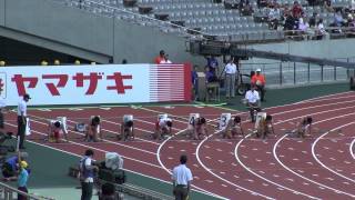 97th日本陸上 男子100m決勝 山縣亮太 Ryota Yamagata 101107 201368 味スタ [upl. by Namlak149]