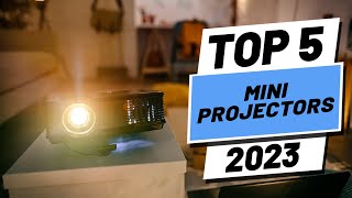 Top 5 BEST Mini Projectors of 2023 [upl. by Oettam]