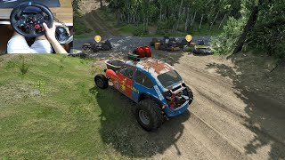 BeamNg Drive  Forest Cleanup  Gambler 500  Logitech G29  Shifter [upl. by Goodard32]