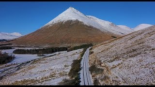 Winter Scenery  Tyndrum  Scotland  Cinematic Drone Footage  Mavic 2 Pro [upl. by Sanjay]