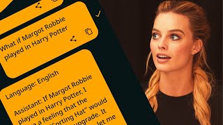 What if Margot Robbie played in Harry Potter  Ask Funny AI [upl. by Anayra]