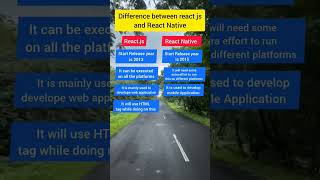 ReactJS vs React Native Whats the Difference [upl. by Consalve]