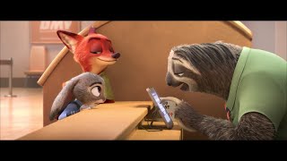 Sloth Laughing Scene  Zootopia 2016 [upl. by Eeralav405]