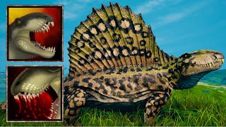 The Best Dimetrodon Build  Path of Titans [upl. by Annavahs]